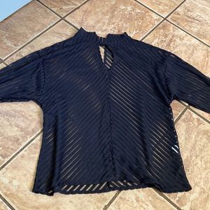 Shein NWOT never worn semi see through top with key hole front.